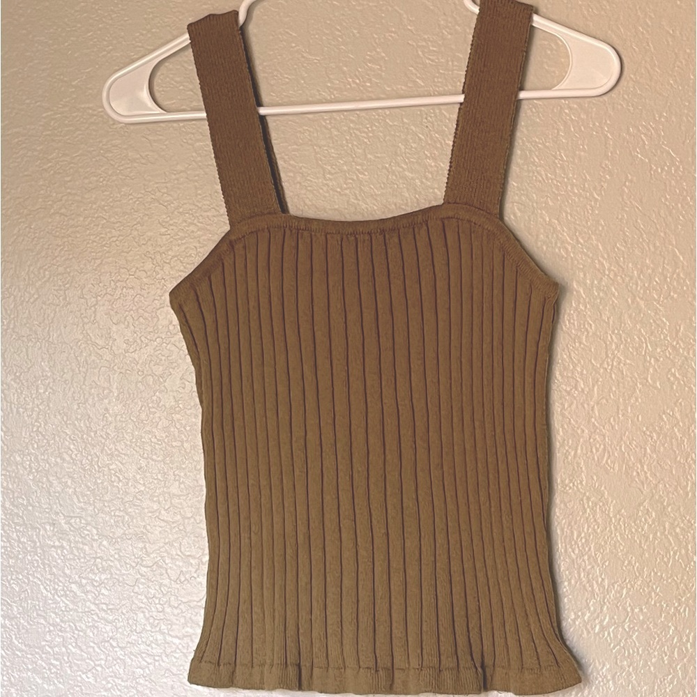 Madewell Ribbed Sweater Tank Top